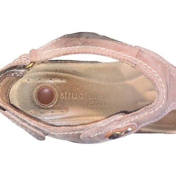 Clarks Unstructured Sandals Women's Slingback Open Toe - Picture 9 of 10